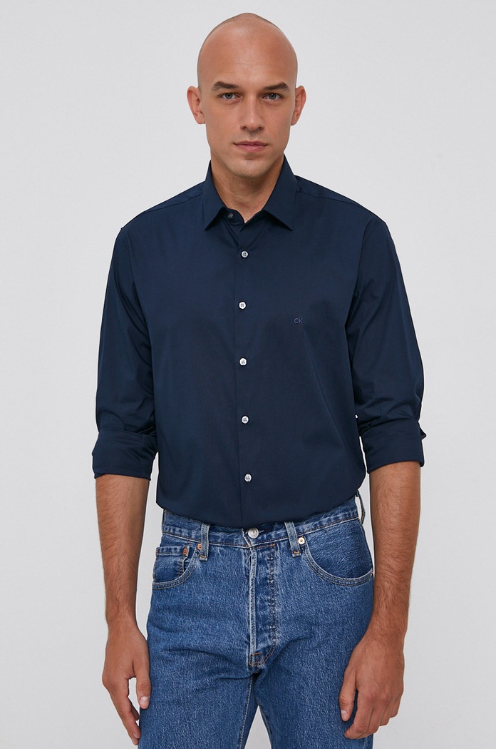 Koszula Calvin Klein granatowy K10K108229.4890