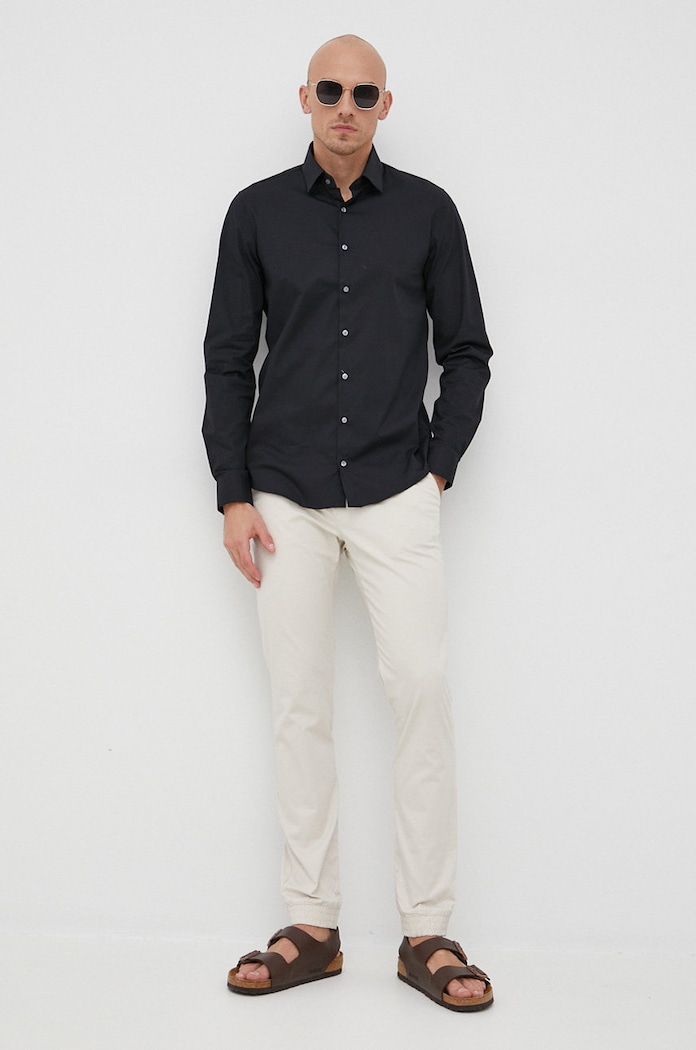 Oblečení Košile Calvin Klein K10K108229.4890 černá