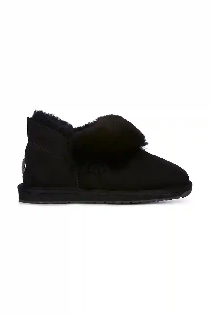 Μπότες χιονιού σουέτ Emu Australia Platinum Mintaro μαύρο WP1185.Black