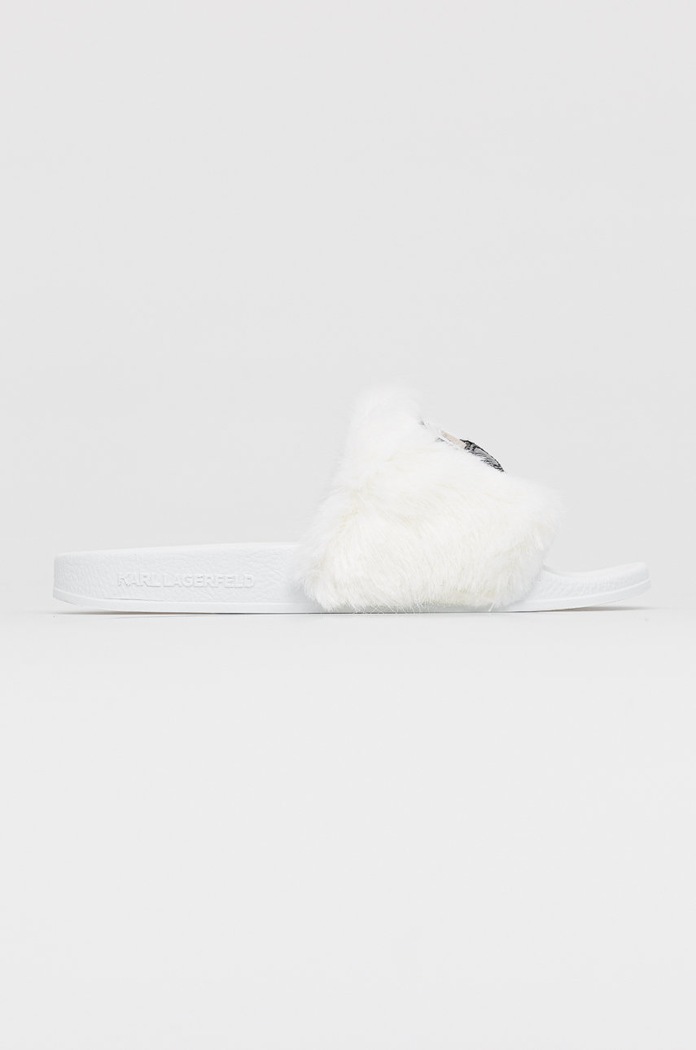 Karl Lagerfeld Kapcie KL80911.WF1 biały KL80911.WF1