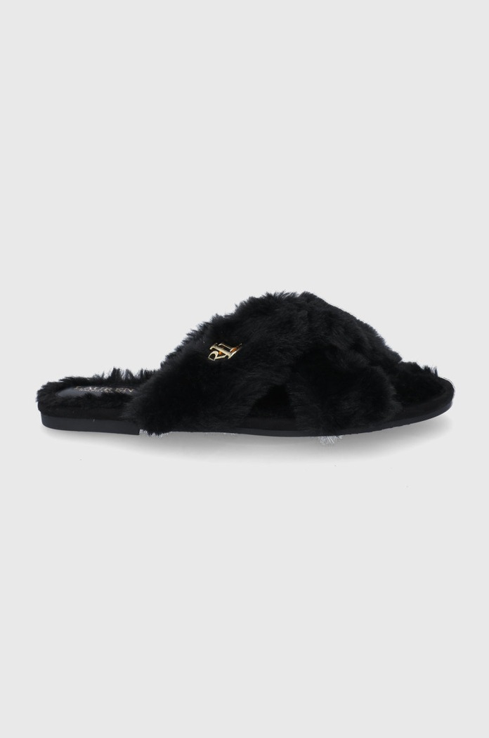 Lauren Ralph Lauren Kapcie Sydni czarny 802851160002.001