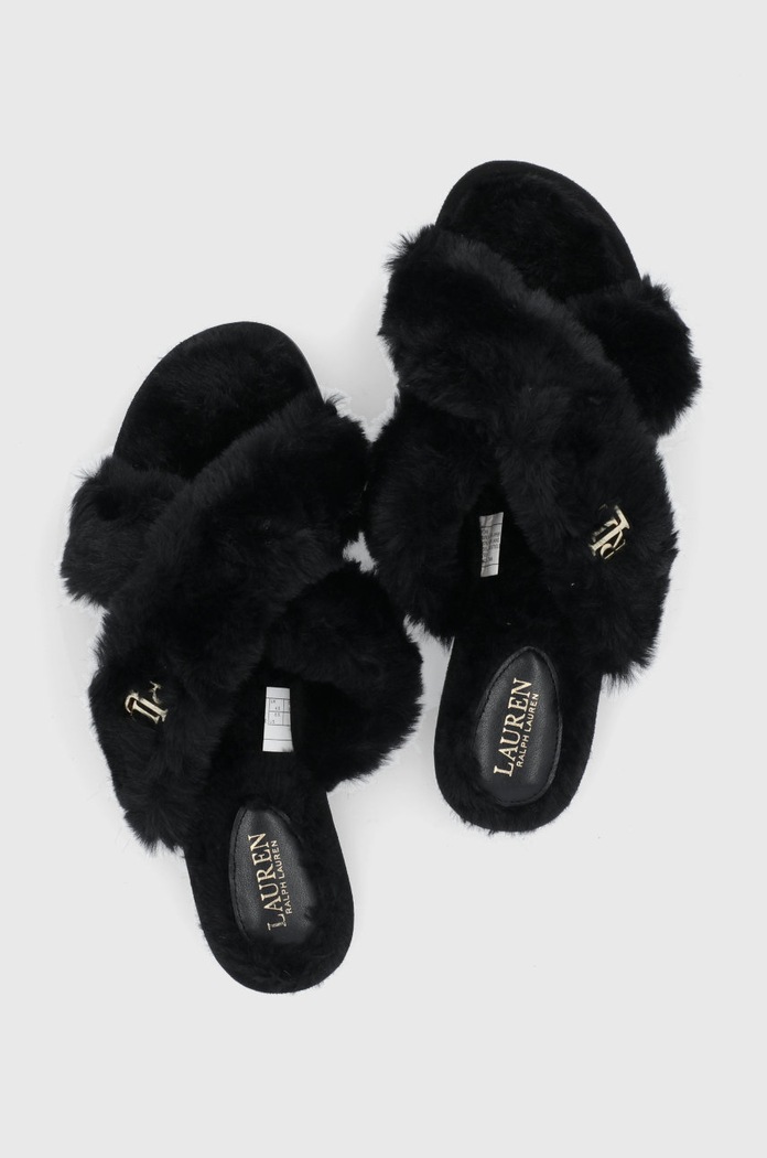 Lauren Ralph Lauren Kapcie Sydni czarny 802851160002.001