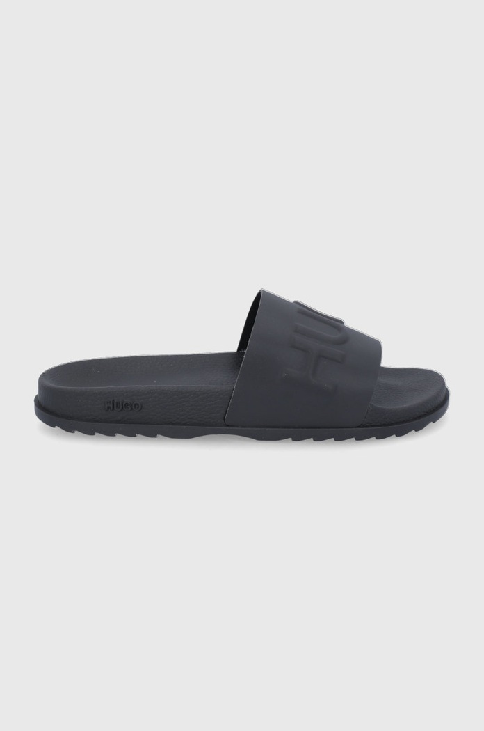 HUGO Klapki 50445616.001 50445616.001 czarny AW21