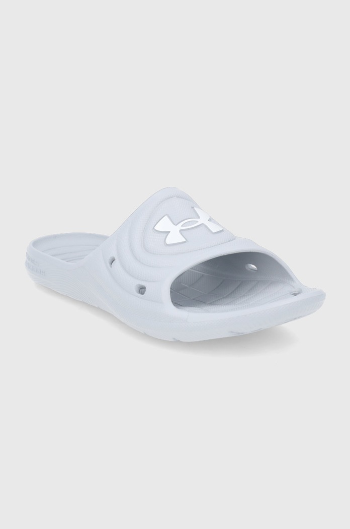 Under Armour Klapki Locker IV SL 3023758 szary AW24