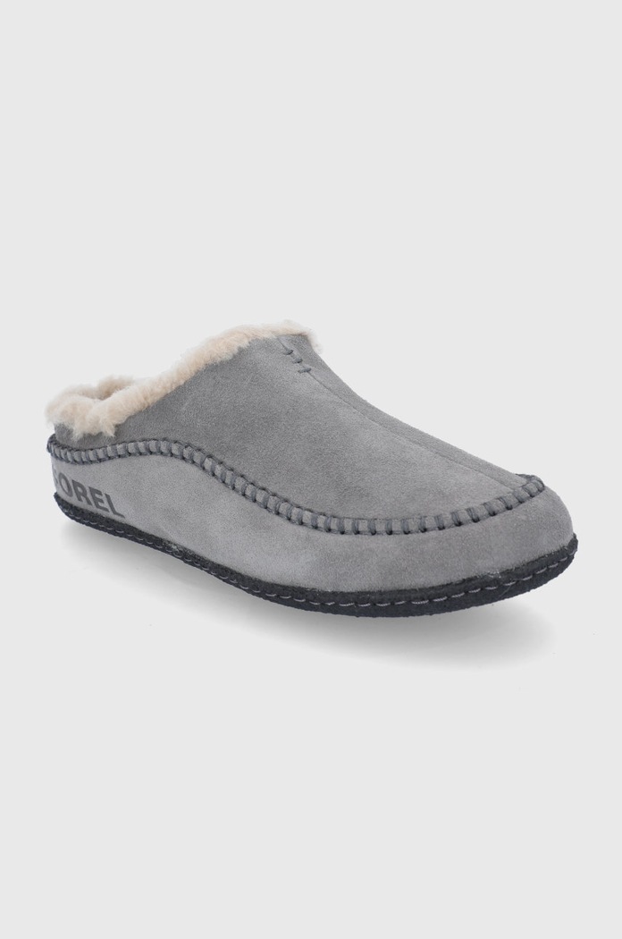 Παντόφλες σουέτ Sorel LANNER 1923641.Quarry γκρί AW21