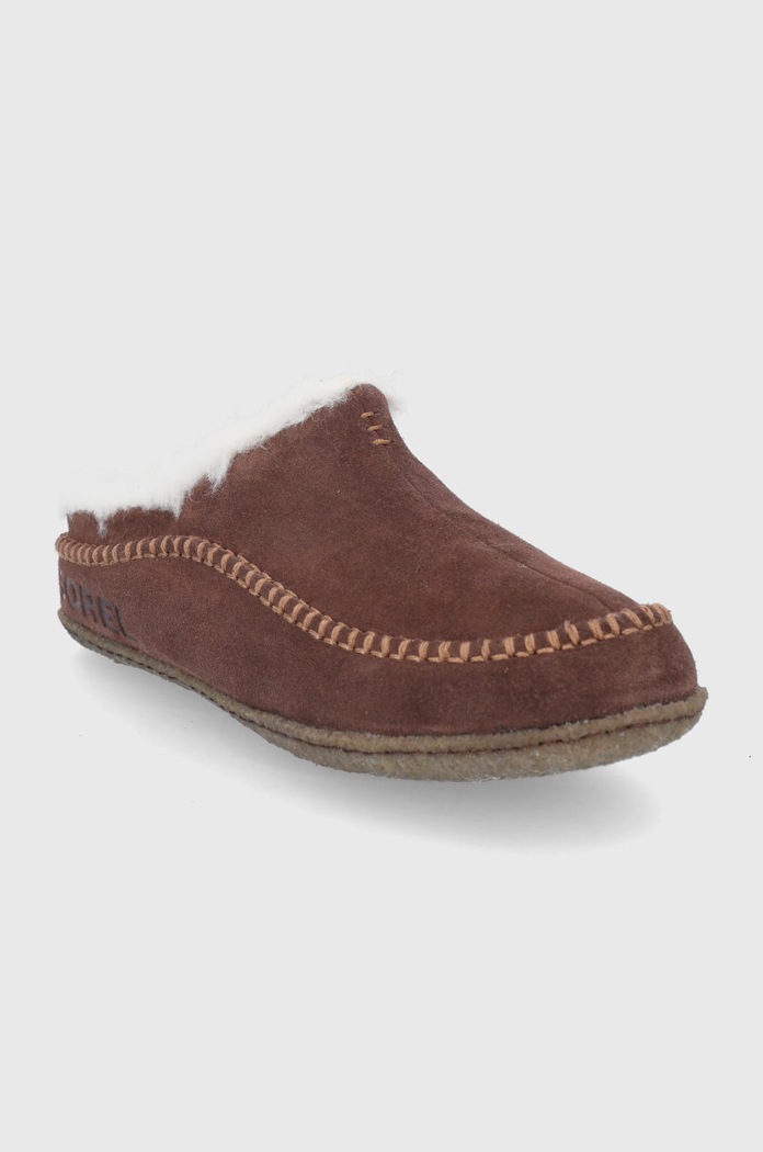 Sorel Papuci din piele întoarsă 1923641.Tobacco maro AW21