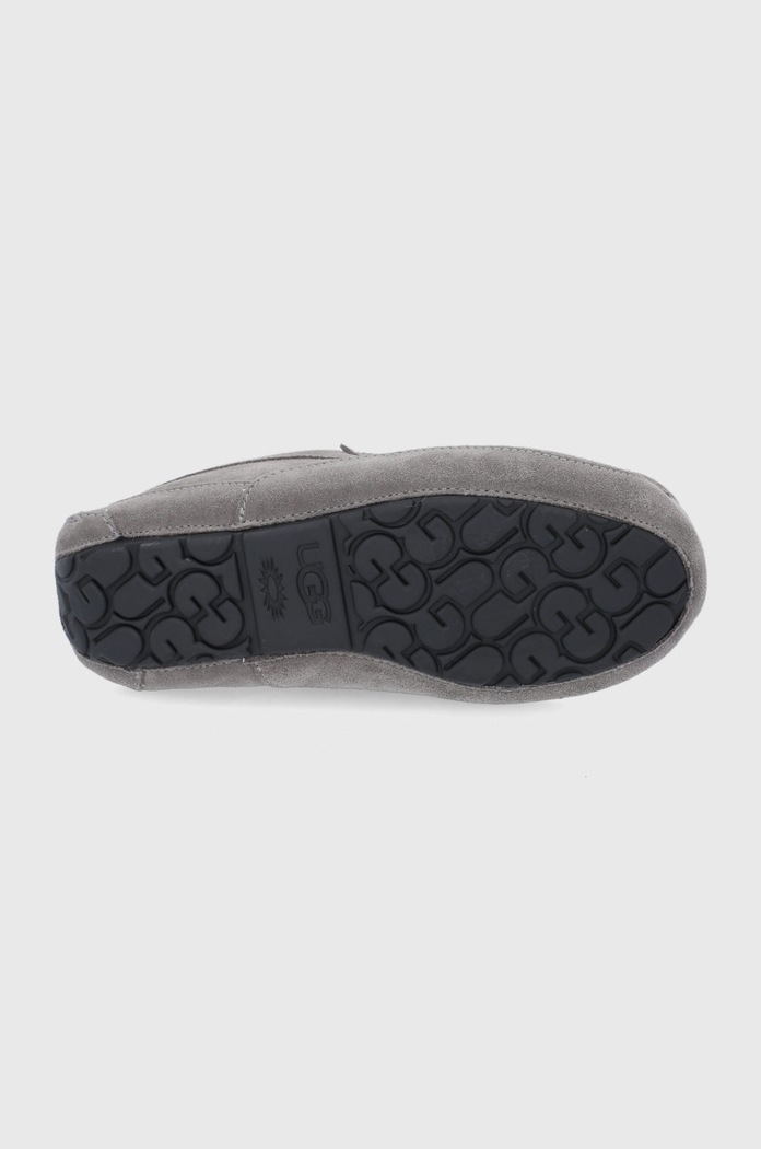 Kožené papuče UGG 1101110.GREY sivá