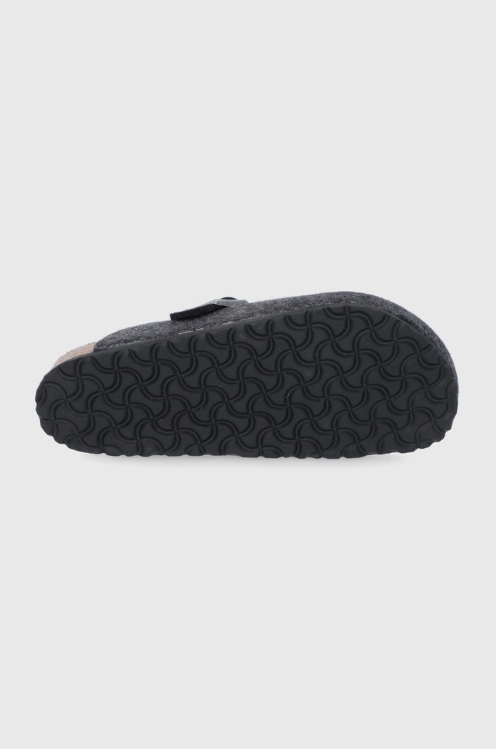 Μάλλινες παντόφλες Birkenstock Boston 160371.Anthracite γκρί