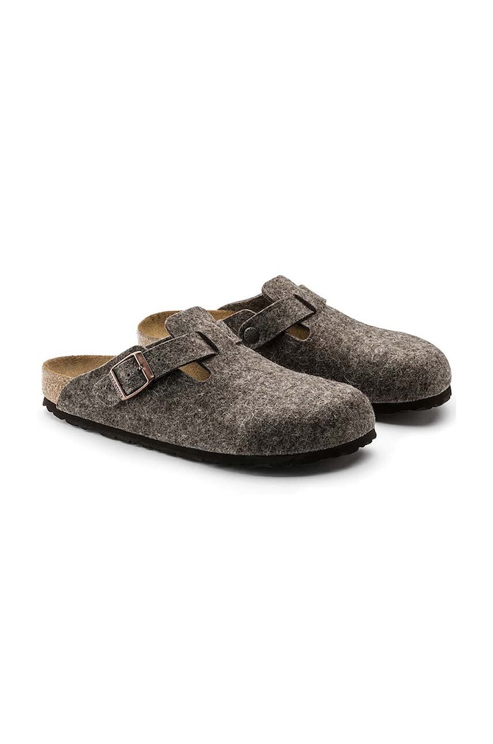 Παπούτσια Παντόφλες Birkenstock Boston 160581.CACAO γκρί