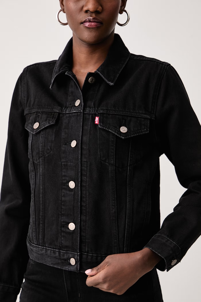 Kurtka przejściowa damska jeansowa ORIGINAL Levi's 29945.0070 czarny