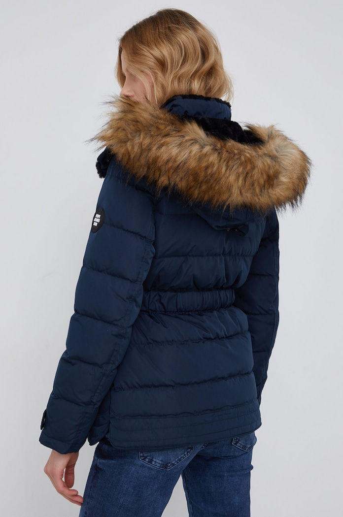 Oblečenie Páperová bunda Pepe Jeans FRIDA PL401962.594 tmavomodrá