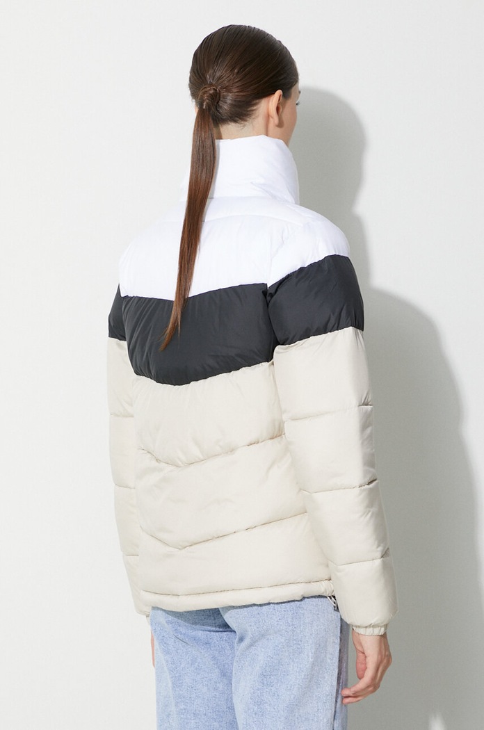 Odzież Columbia kurtka Puffect Color Block Jkt 1955101 beżowy