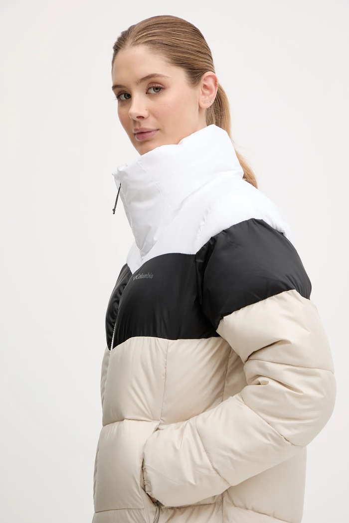 Bunda Columbia Puffect Puffect Color Block Jkt béžová 1955101