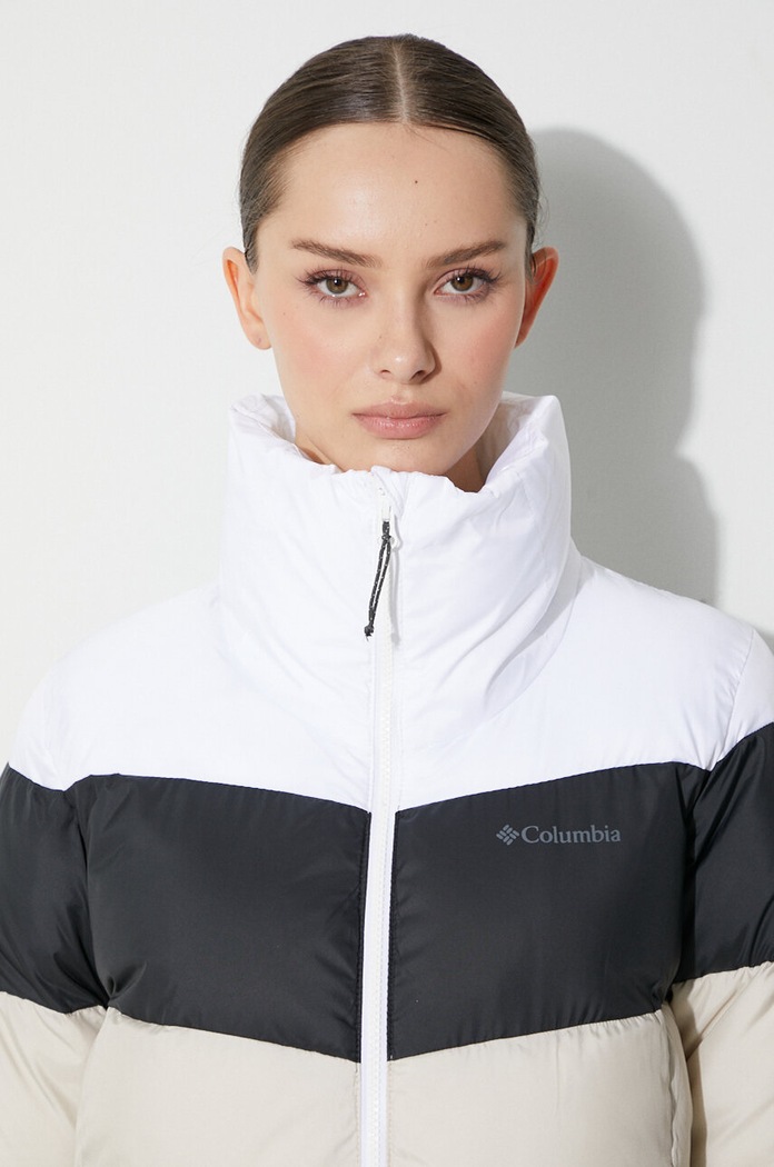 Columbia kurtka Puffect Color Block Jkt 1955101 beżowy