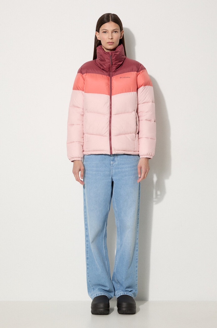 Jakna Columbia Puffect Color Block Jkt 1955101 roza AW23