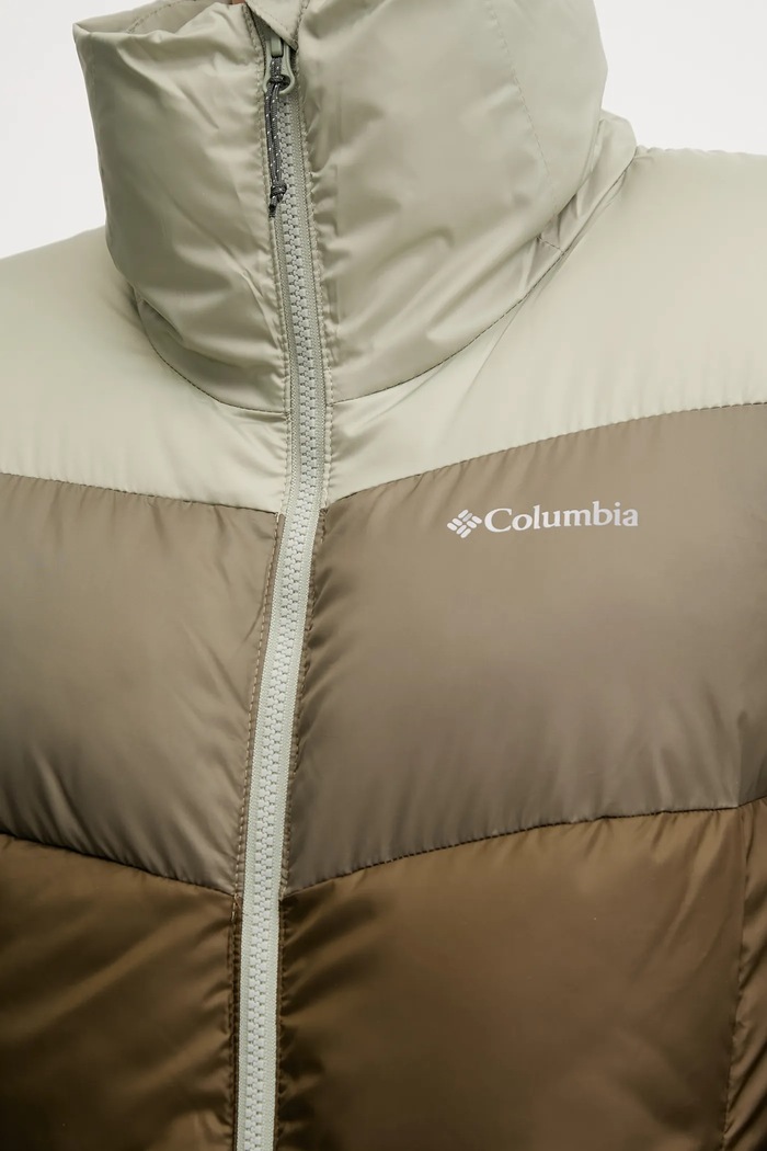 Bunda Columbia Puffect Color Block Jkt Columbia zelená 1955101