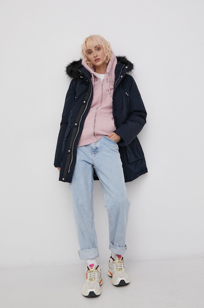 Superdry Kurtka puchowa pozostałe granatowy W5010972A.98T
