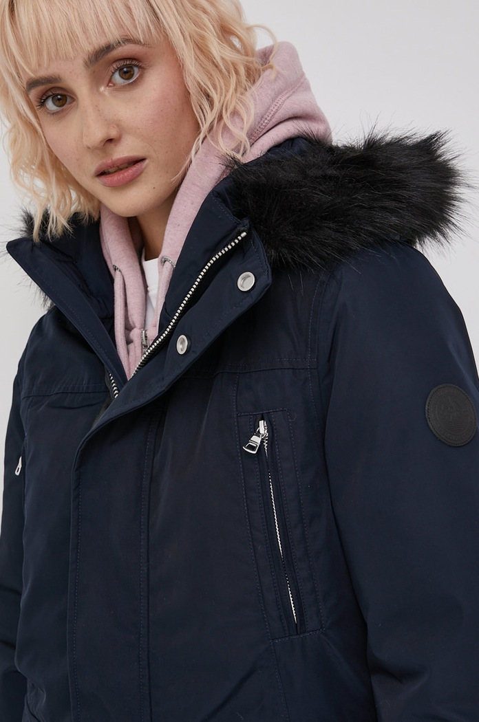 Superdry Kurtka puchowa granatowy W5010972A.98T
