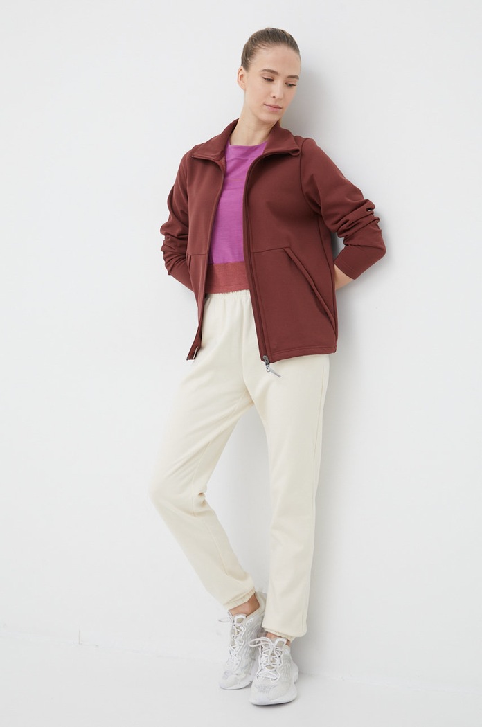 Houdini bluza sportowa Mono Air z elastanem brązowy 800067