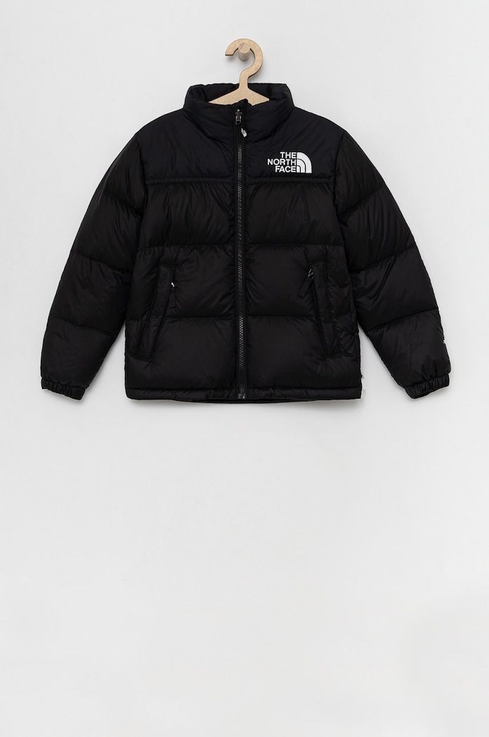 Dětská péřová bunda The North Face YOUTH 1996 RETRO NUPTSE JACKET bez podšívky černá NF0A4TIMJK31