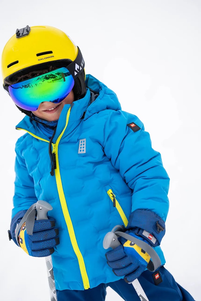 Lego Wear geaca copii cu captuseala albastru 22879