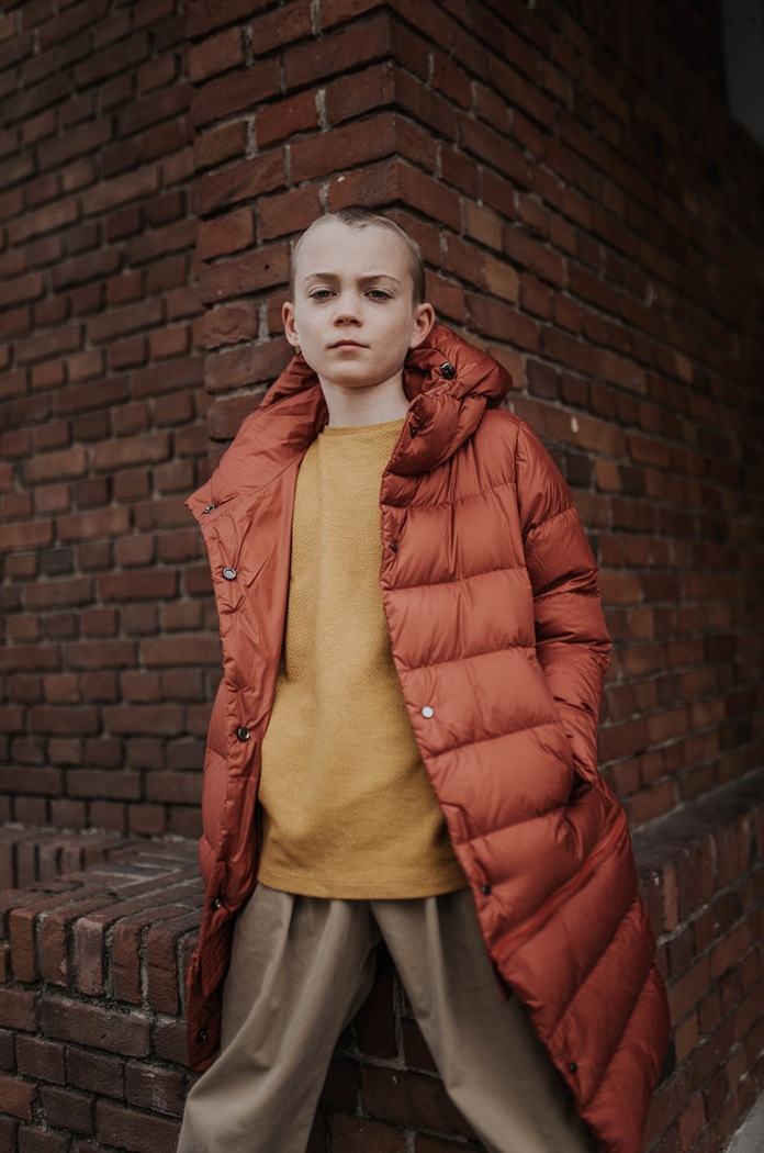 Fluff Kurtka puchowa dziecięca Two.lengths.coat różowy AW21