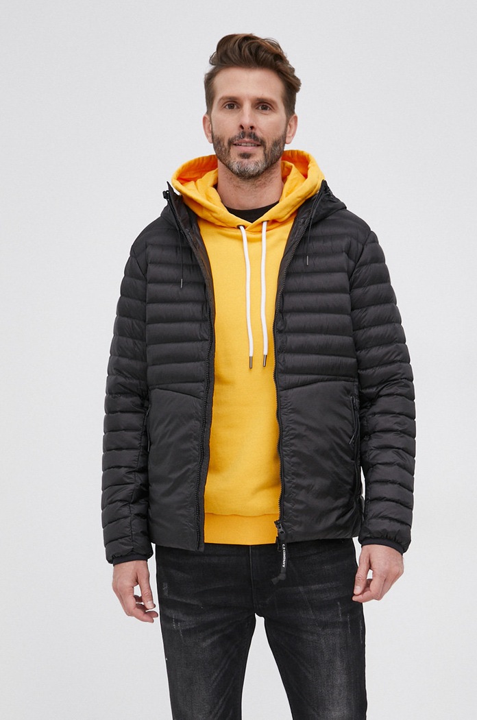 Îmbrăcăminte C.P. Company geacă de puf 11CMOW007A006099A negru