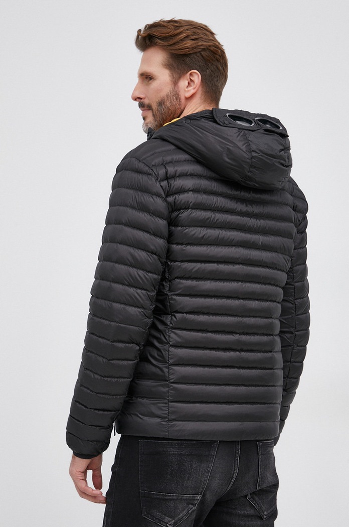 C.P. Company geacă de puf negru 11CMOW007A006099A