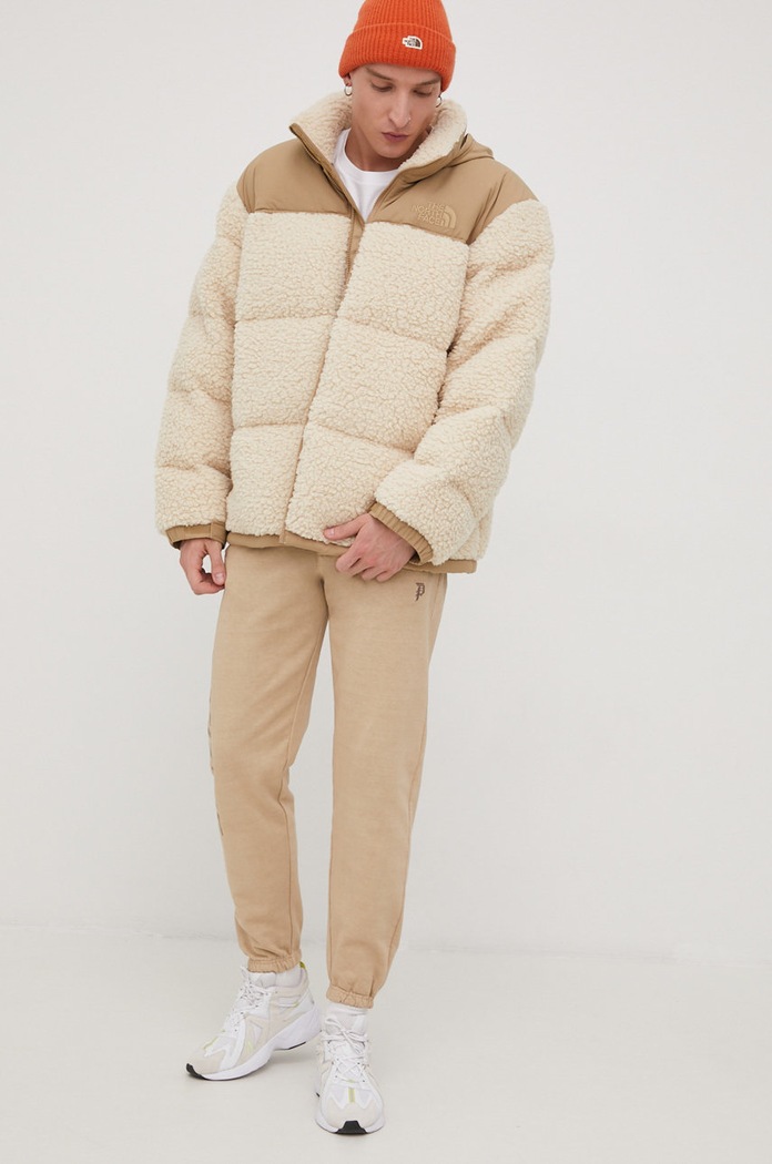 The North Face pehelydzseki Sherpa Nuptse Jacket NF0A5A8411G1 bézs AW21