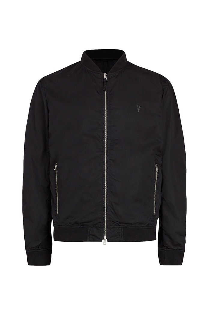AllSaints Kurtka bomber BASSETT BOMBER MJ006R czarny