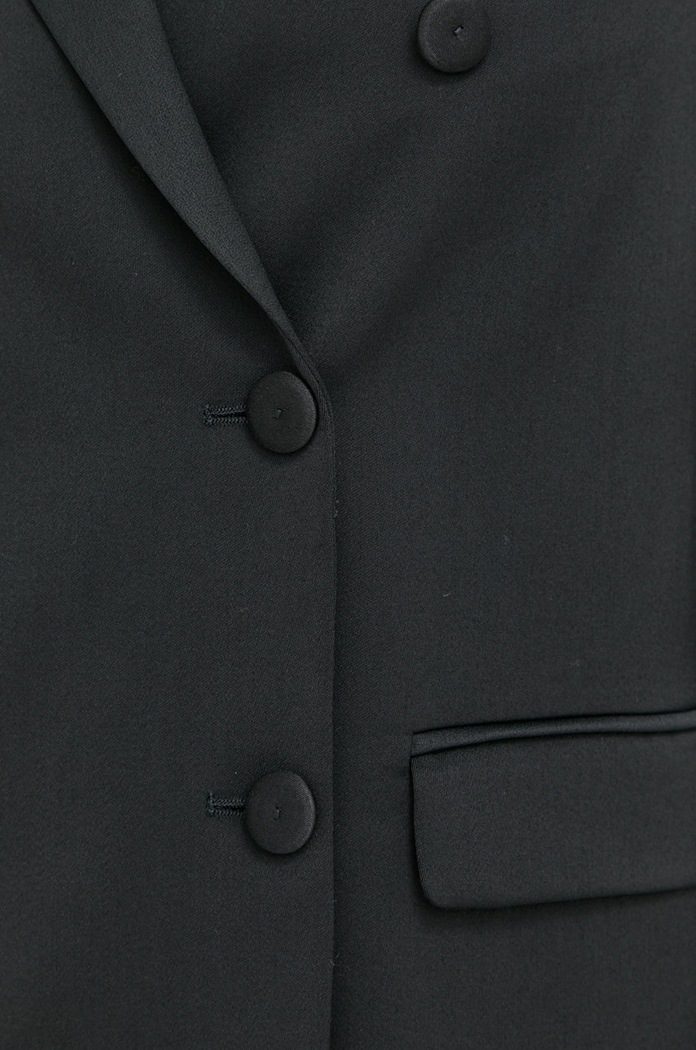 Twinset Marynarka z domieszką wełny 212TT2191 czarny
