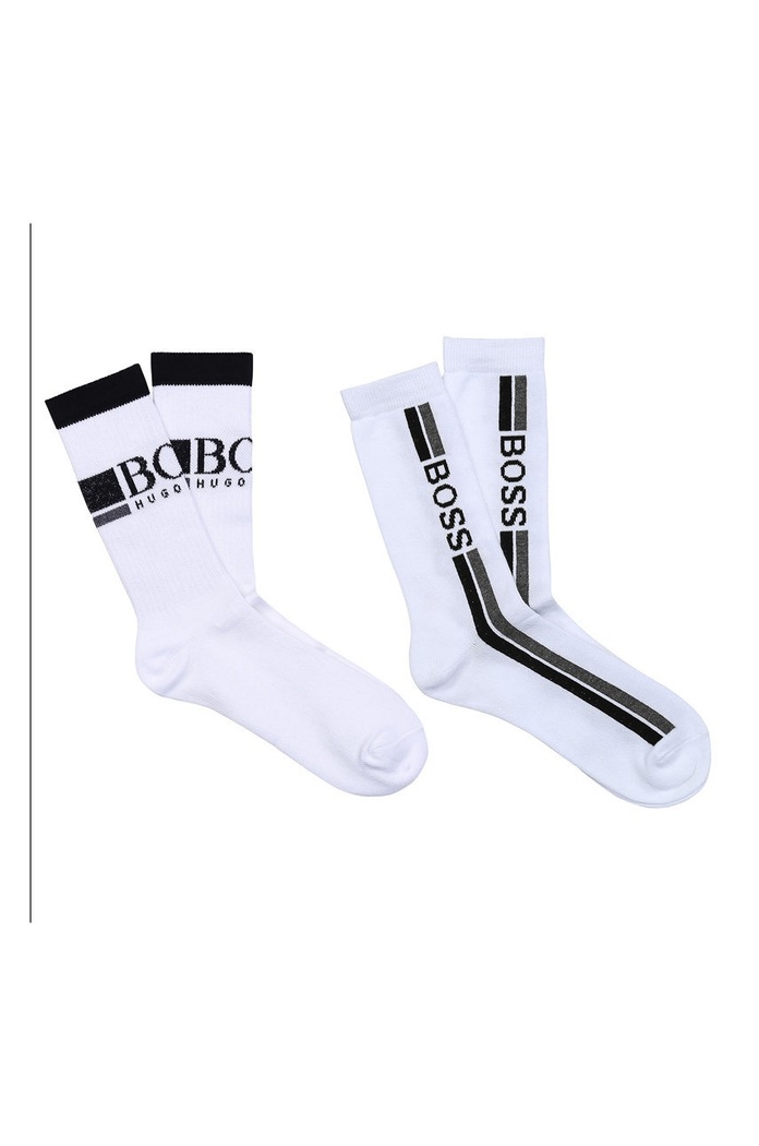 BOSS Skarpetki dziecięce (2-pack) J20322. skarpetki długie biały J20322.