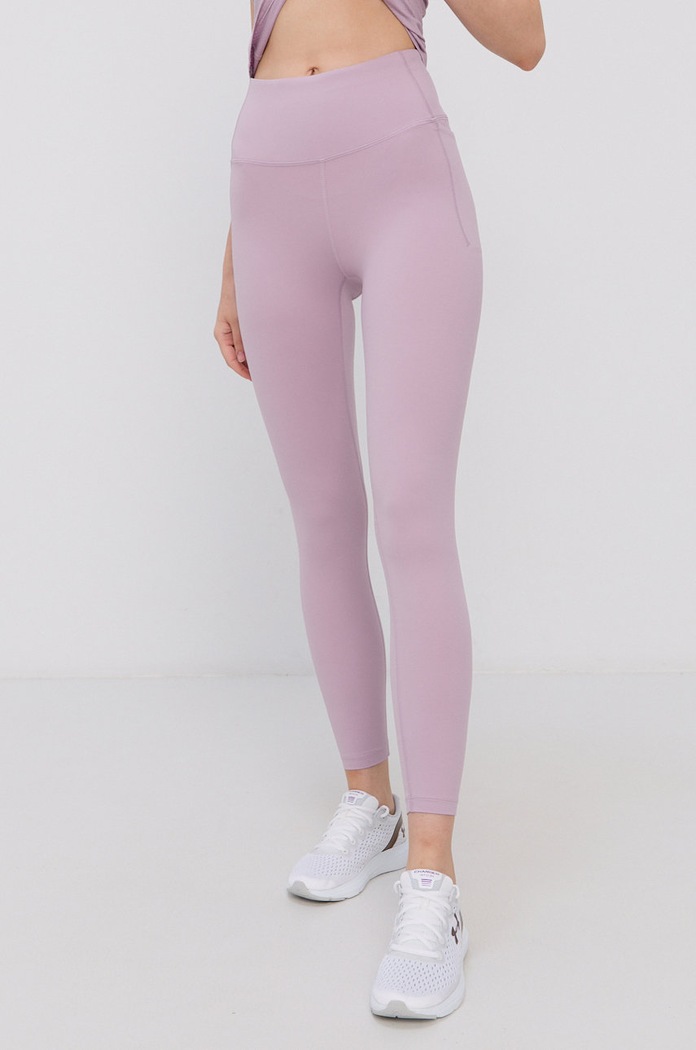 Under Armour legginsy treningowe Meridian 1369004 z elastanem fioletowy 1369004