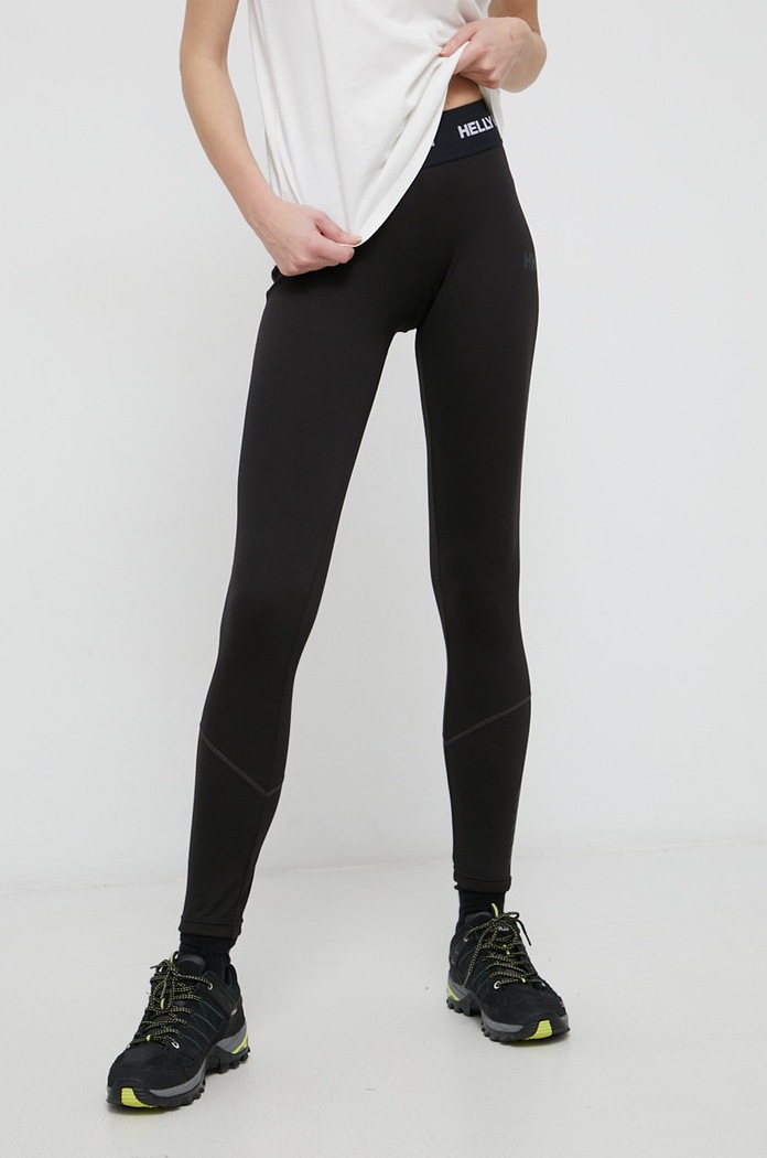 Legíny Helly Hansen s elastanom čierna 49394