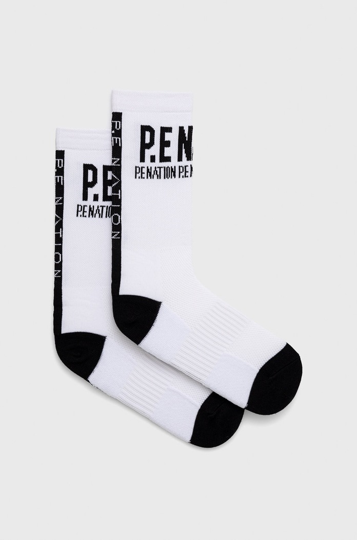 Ponožky P.E Nation dlhé ponožky biela 21PE3A140