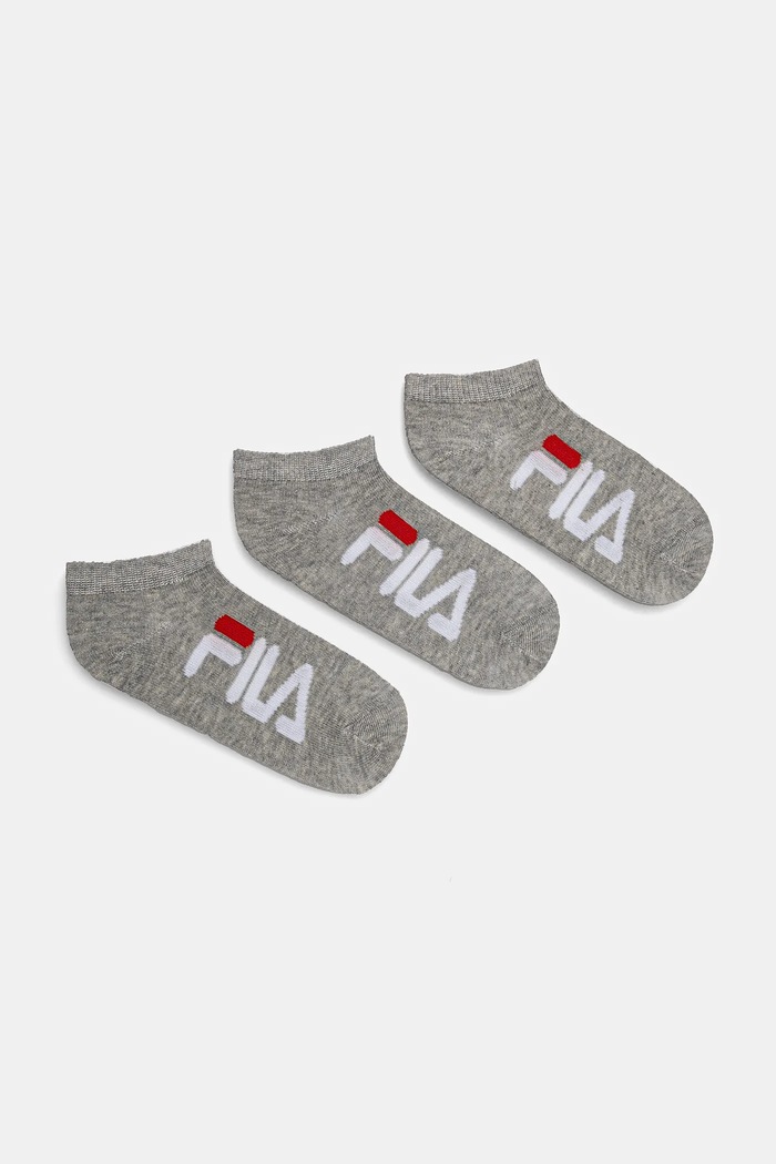 Detské ponožky Fila (3-pack) krátke ponožky sivá F8199/3
