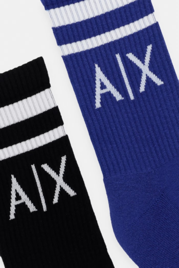 Armani Exchange ponožky pánske 2-pak 953030.CC650 tmavomodrá SS26
