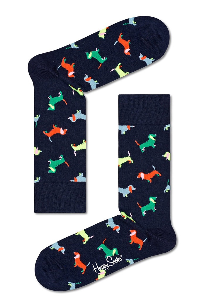 Happy Socks Skarpetki Puppy Love fioletowy PUL01.6500.M