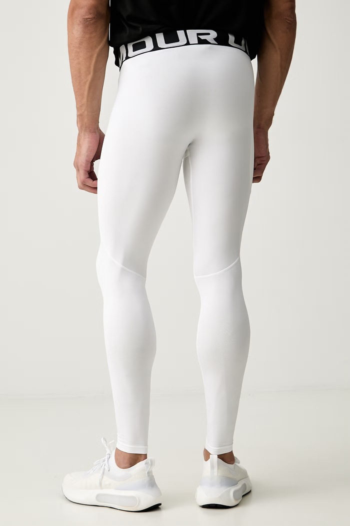 Ruházat Under Armour sportos leggings férfi CG Armour 1366075 fehér