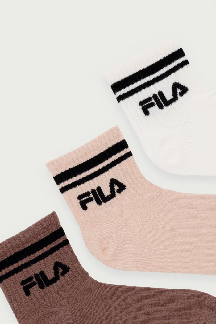 Fila Skarpety z bawełną 3-pack F9398 brązowy SS26