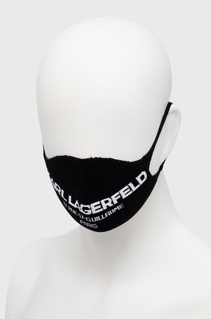 Karl Lagerfeld - Ochranné rúško 215W3913 čierna AW21
