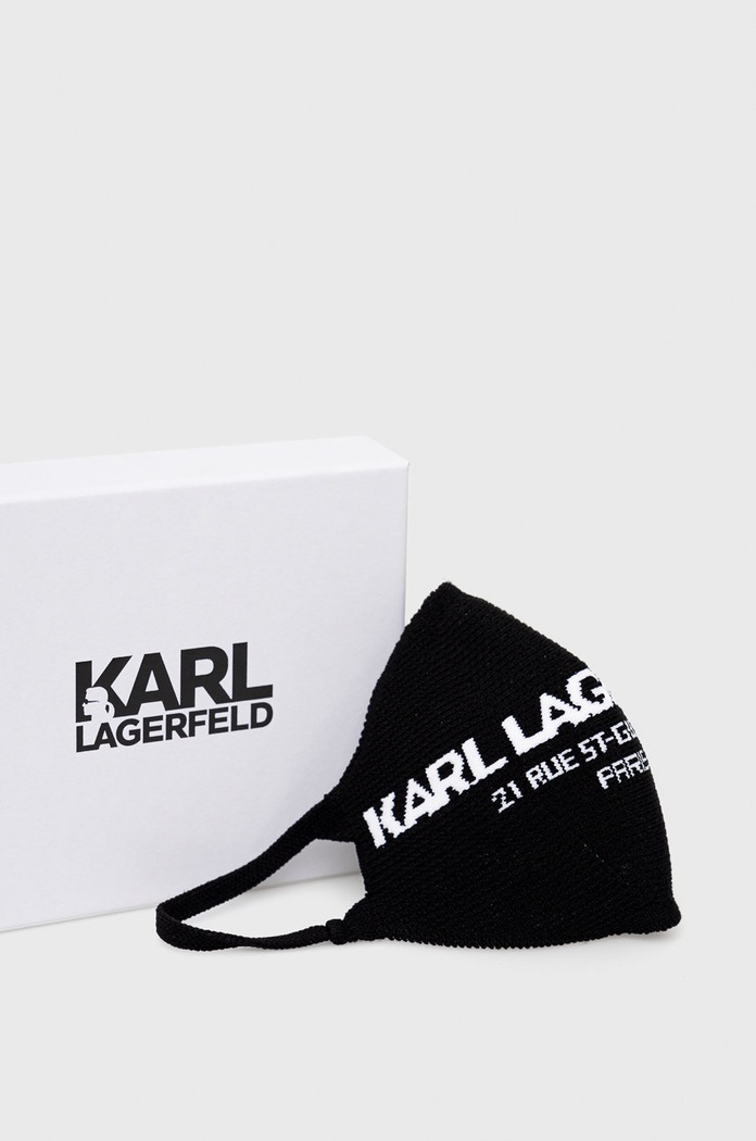 Karl Lagerfeld - Ochranné rúško čierna 215W3913