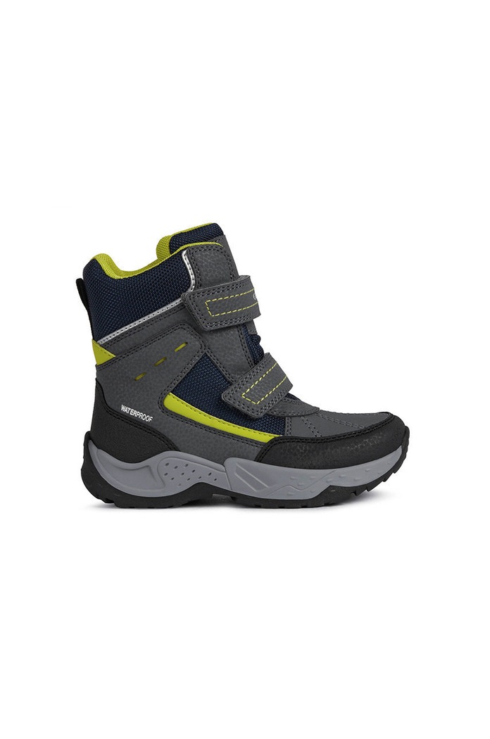 Geox - Cizme de iarna copii imitatie de piele gri J04CEB.0CEFU.SENT.36.39