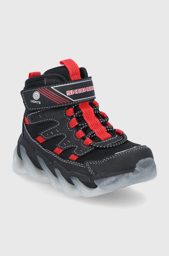 Skechers - Śniegowce dziecięce 400131L czarny AW21