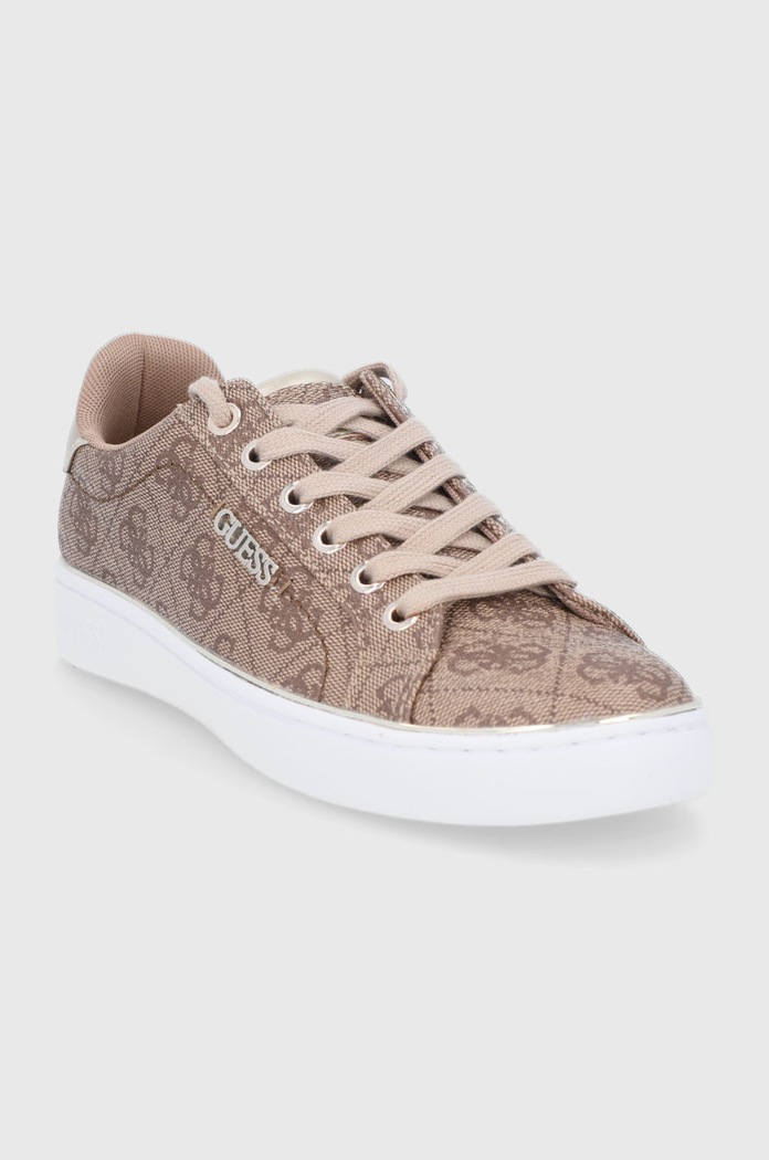 Guess Buty BECKIE FL7BKI.FAL12.BEIBR beżowy SS24