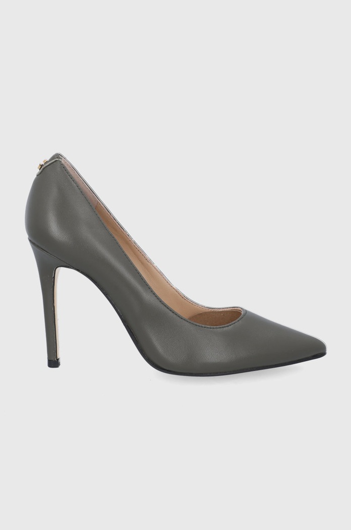 Guess Szpilki szpilka zielony FL8G13.LEA08.OLIVE