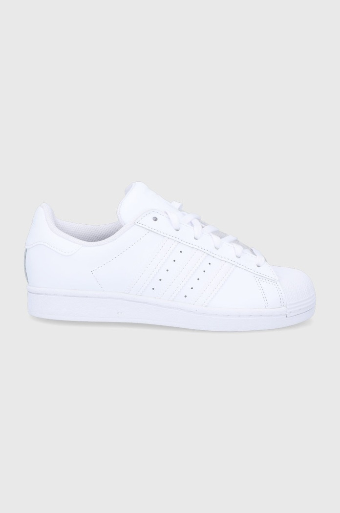 adidas Originals scarpe Superstar finta pelle fiore bianco FV3285