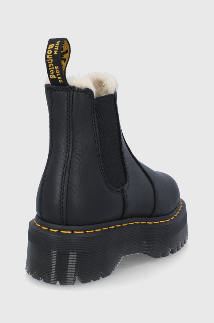 Obuv Kožené topánky Chelsea Dr. Martens Quad FL 2976 DM25635001 čierna