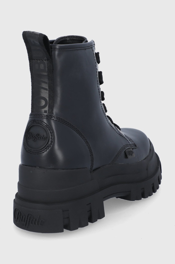 Παπούτσια Μποτάκια εργασίας Buffalo ASPHA LACE UP HI 1622049 μαύρο