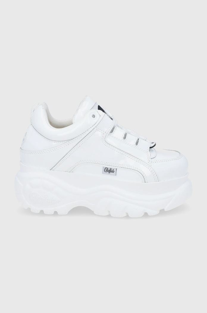 Buffalo Buty skórzane 1339-14 2.0 platforma biały 1533233
